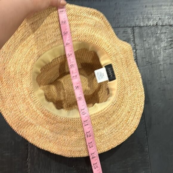 J. Crew Raffia Straw Beach Preppy Spring Summer Hat S/M​​​​​​​​​​ - Picture 9 of 9